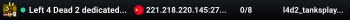 Left 4 Dead 2 dedicated server