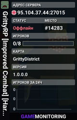 GrittyRP [Improved Combat] [Hardcore] [LifeRP]