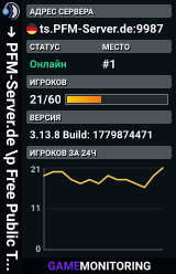 ✅ ➜ PFM-Server.de \p Free Public TeamSpeak Server \p Free Channel