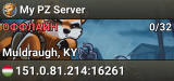 My PZ Server
