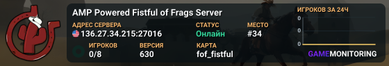 AMP Powered Fistful of Frags Server
