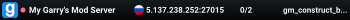My Garry's Mod Server