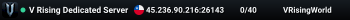V Rising Dedicated Server