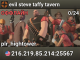 evil steve taffy tavern