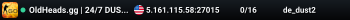 OldHeads.gg | 24/7 DUST2 MIRAGE CACHE DM FFA | FREE SKINS | US-EAST