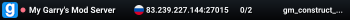 My Garry's Mod Server