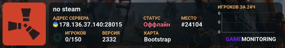 no steam