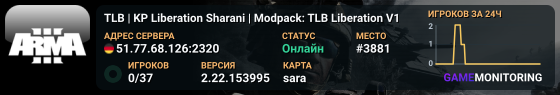 TLB | KP Liberation Sharani | Modpack: TLB Liberation V1
