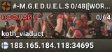#-M.G.E D.U.E.L.S 0/48|[WORKSHOP MODS][STATS]