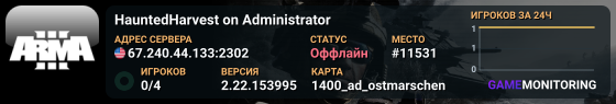 HauntedHarvest on Administrator