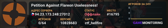Petition Against Flareon Uselessness!