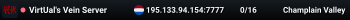 VirtUal's Vein Server