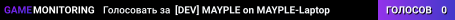 [DEV] MAYPLE on MAYPLE-Laptop