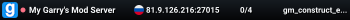 My Garry's Mod Server