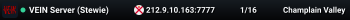 VEIN Server (Stewie)