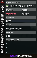 My Fistful of Frags Listen Server