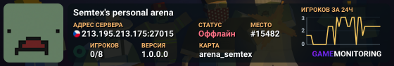 Semtex's personal arena