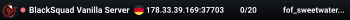 BlackSquad Vanilla Server