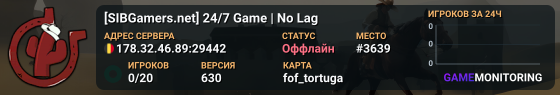 [SIBGamers.net] 24/7 Game | No Lag