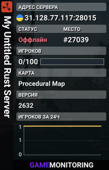 My Untitled Rust Server