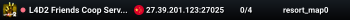 L4D2 Friends Coop Server