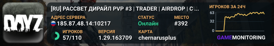 [RU] РАССВЕТ ДИРАЙЛ PVP #3 | TRADER | AIRDROP | CRAFT