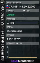 -EU DayZ Vanilla+ | PvP | Clean DB