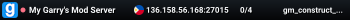 My Garry's Mod Server