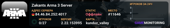 Zakants Arma 3 Server