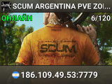 SCUM ARGENTINA PVE ZONAS PVP HARDCORE+ MODS