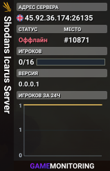 Shodans Icarus Server