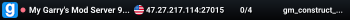 My Garry's Mod Server 99999