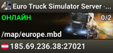 Euro Truck Simulator Server - Powered by AMP