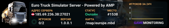 Euro Truck Simulator Server - Powered by AMP