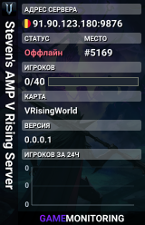 Steven's AMP V Rising Server
