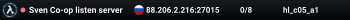 Sven Co-op listen server