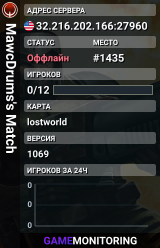 MawcDrums's Match
