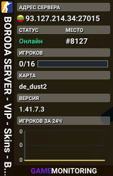 BORODA SERVER - VIP - Skins - Bhop
