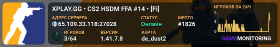 XPLAY.GG • CS2 HSDM FFA #14 • [Fi]
