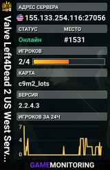 Valve Left4Dead 2 US West Server (srcds1001-eat1.117.42)