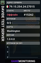 DAVIDE TEST SERVER