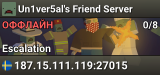 Un1ver5al's Friend Server