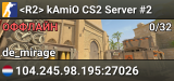 <R2> kAmiO CS2 Server #2