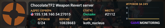 ChocolateTF2 Weapon Revert server