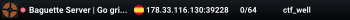 Baguette Server | Go grind G
