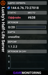 Lucky's Half-Life Server