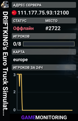 DRIFTKING's Euro Truck Simulator 2 server