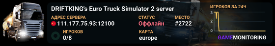 DRIFTKING's Euro Truck Simulator 2 server