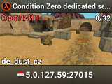 Condition Zero dedicated server