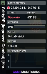 GrittyRP  [Improved Combat] [Hardcore] [LifeRP]
